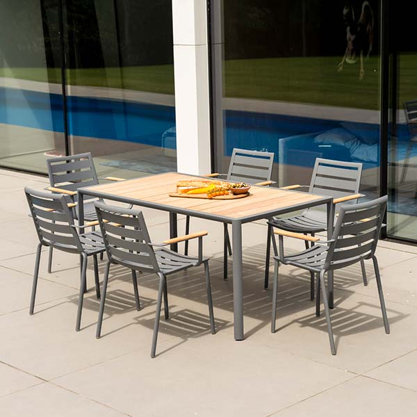 Flint Corner Grey Cushion